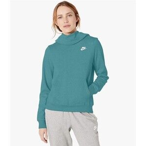 Nike Funnel-Neck Fleece Pullover Hoodie Women's Size Small